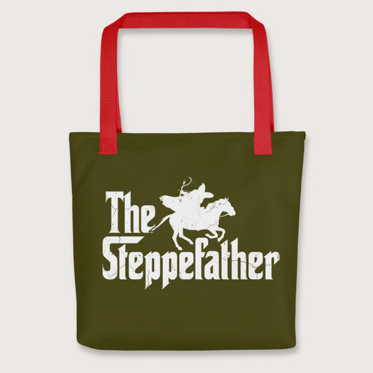 Red The Steppefather Parthian Shot Bag - history buff gift by HistoHead