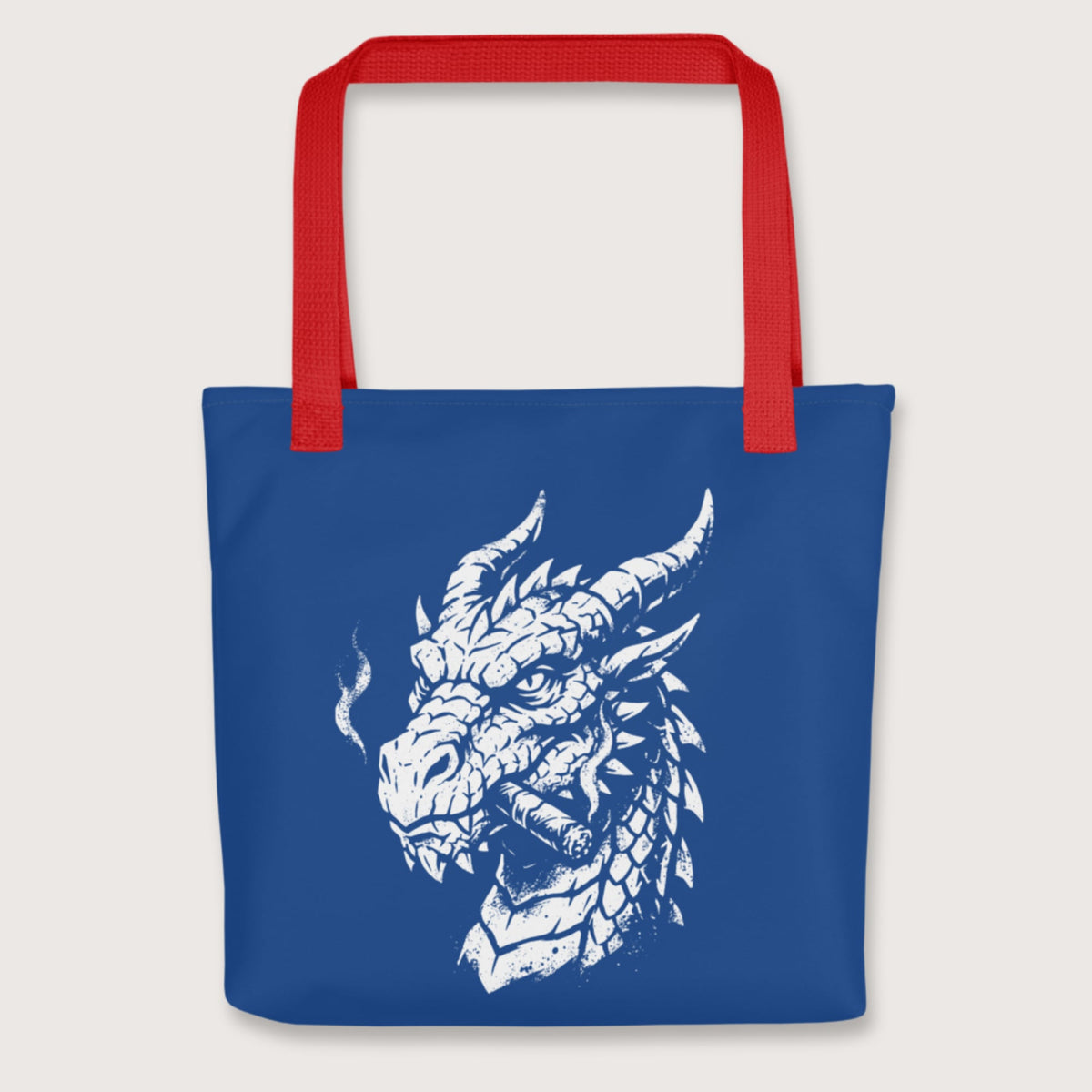 Red Smoking Dragon Bag - history buff gift by HistoHead