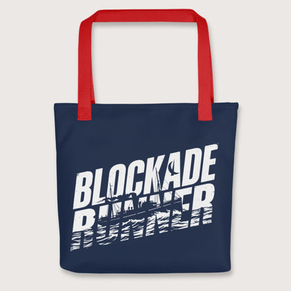 Red Blockade Runner Bag - history buff gift by HistoHead