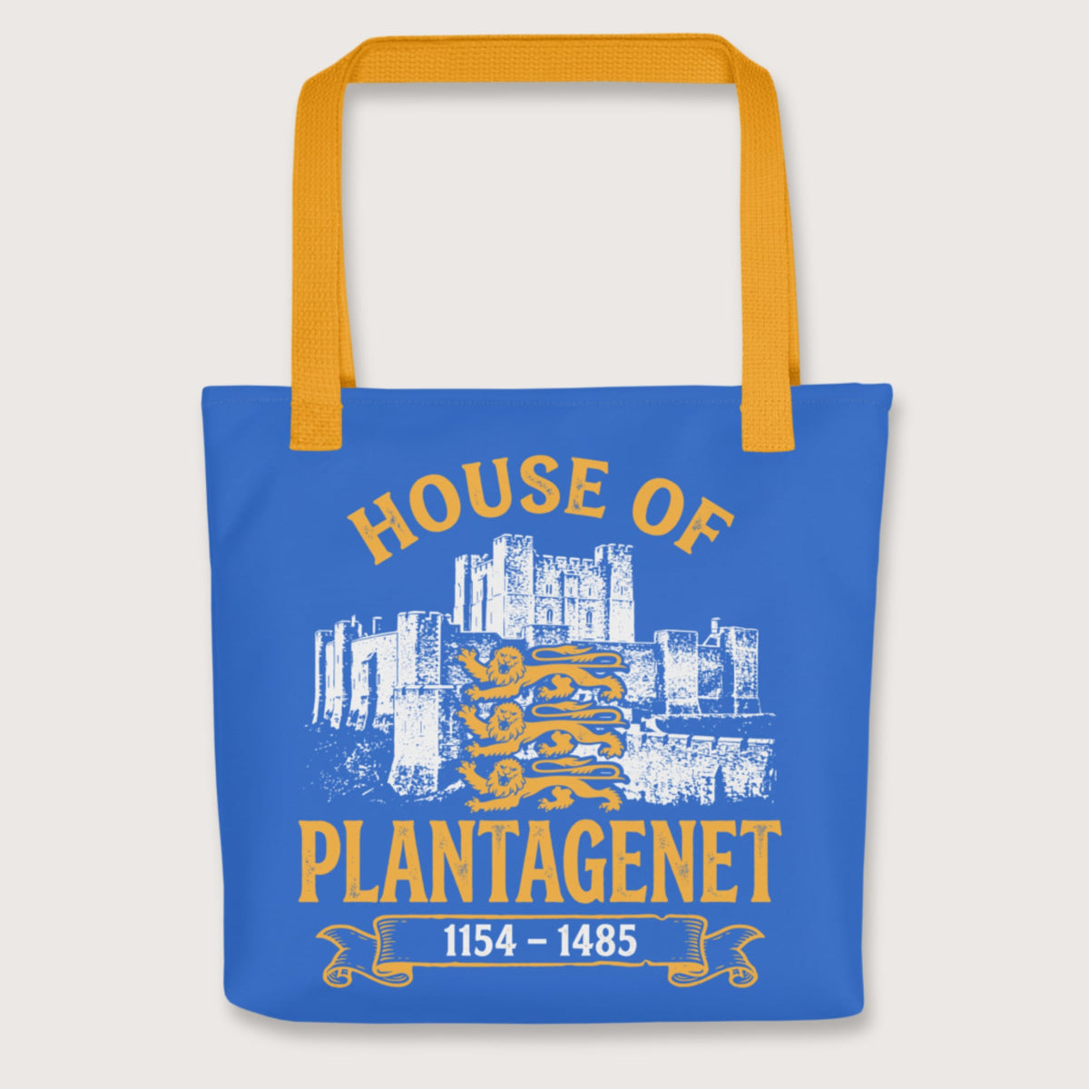 Yellow House of Plantagenet Bag - history buff gift by HistoHead