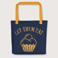 Yellow Let Them Eat Cake Bag - history buff gift by HistoHead