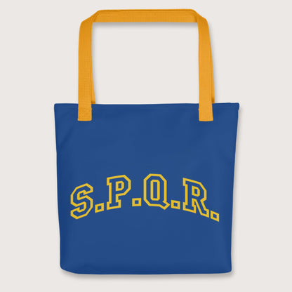 Yellow SPQR Bag - history buff gift by HistoHead