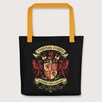 Yellow Glyndwr Rebellion 1400 Bag - history buff gift by HistoHead