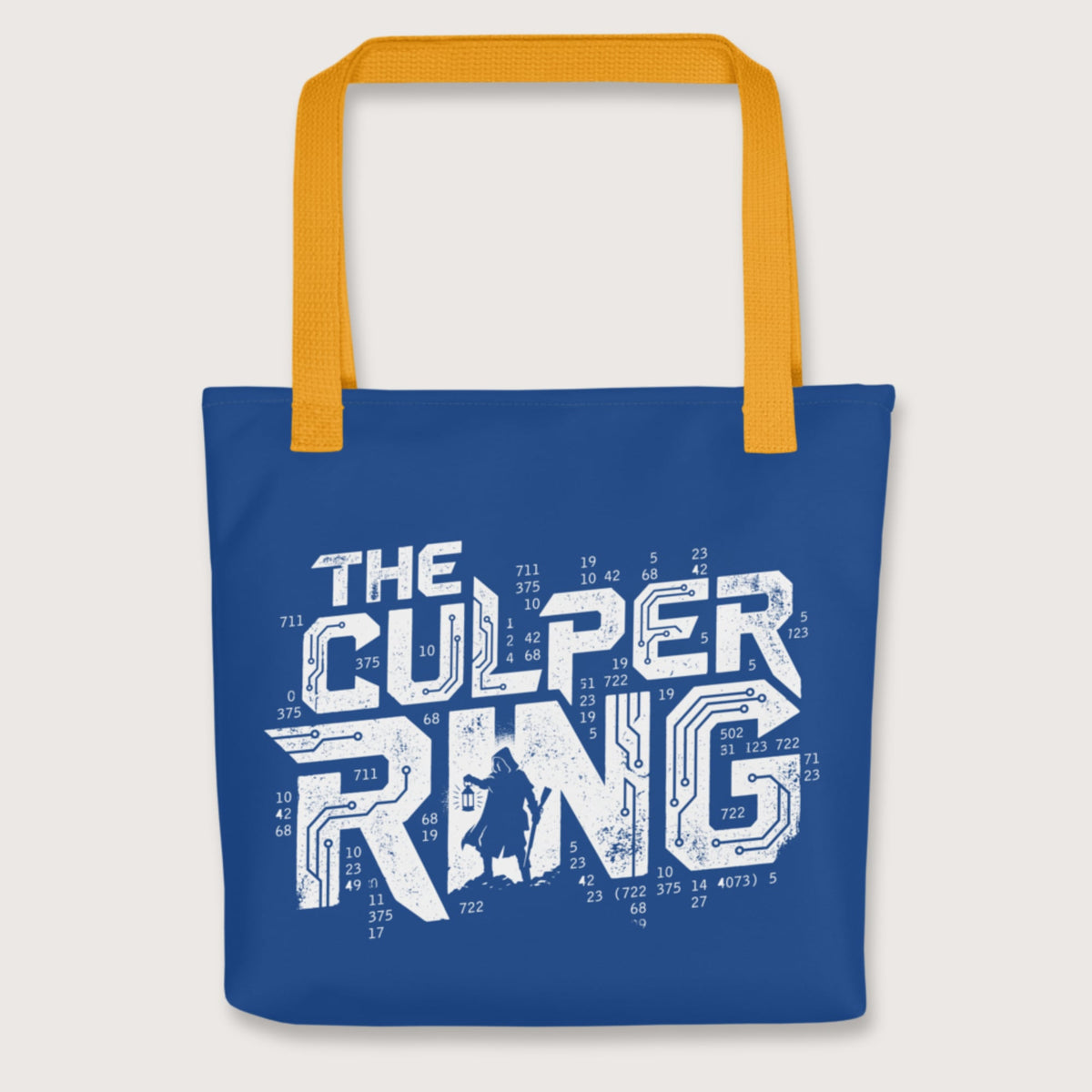 Yellow The Culper Ring Bag - history buff gift by HistoHead