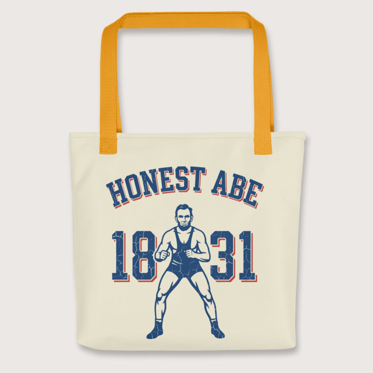 Yellow Lincoln 1831 Bag - history buff gift by HistoHead