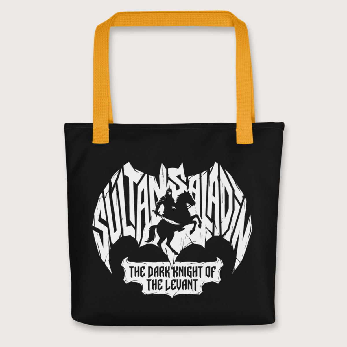 Yellow Saladin Dark Knight Bag - history buff gift by HistoHead