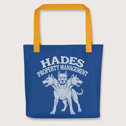 Yellow Hades Property Management Bag - history buff gift by HistoHead