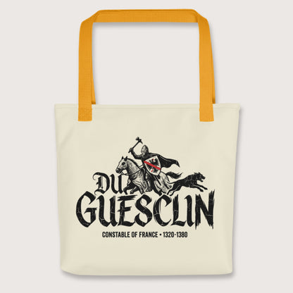 Yellow Du Guesclin Bag - history buff gift by HistoHead