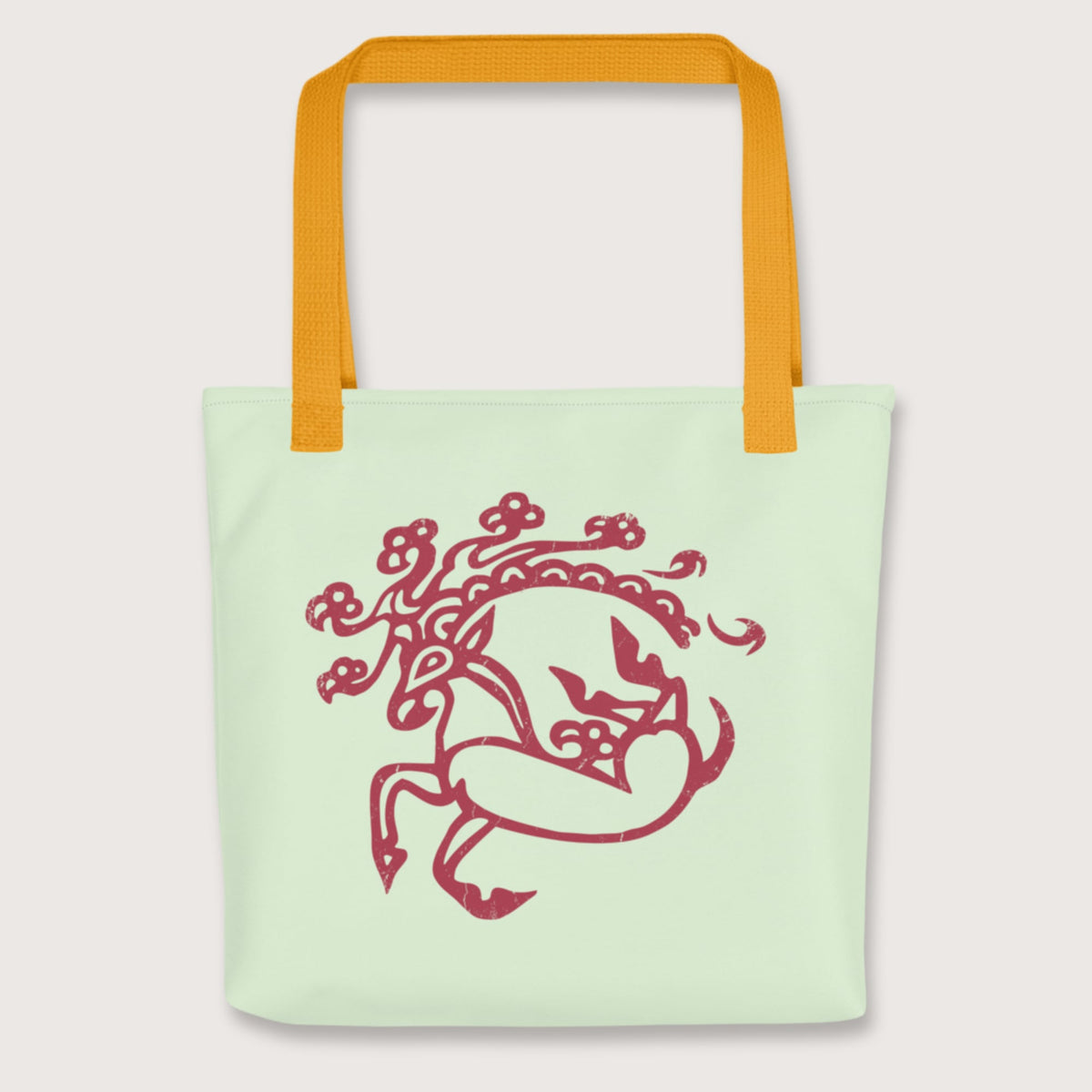 Yellow Siberian Ice Maiden Tattoo Bag - history buff gift by HistoHead
