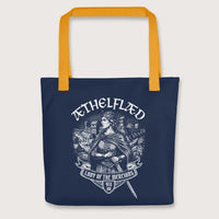 Yellow Æthelflæd Lady of the Mercians Bag - history buff gift by HistoHead
