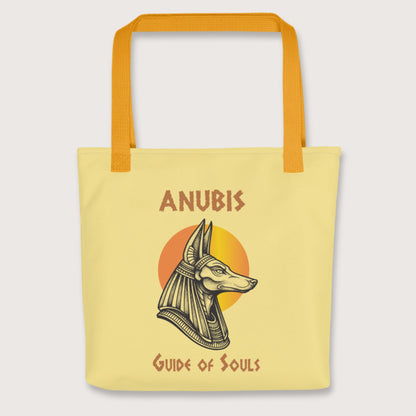 Yellow Anubis Guide of Souls Bag - history buff gift by HistoHead