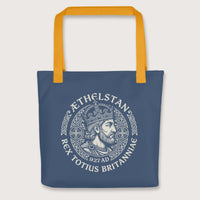 Yellow Æthelstan King of All Britain Bag - history buff gift by HistoHead