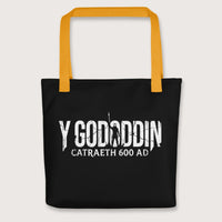 Yellow Y Gododdin Catraeth 600 Bag - history buff gift by HistoHead