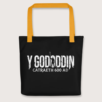 Yellow Y Gododdin Catraeth 600 Bag - history buff gift by HistoHead
