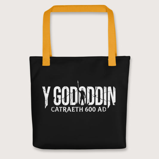 Yellow Y Gododdin Catraeth 600 Bag - history buff gift by HistoHead