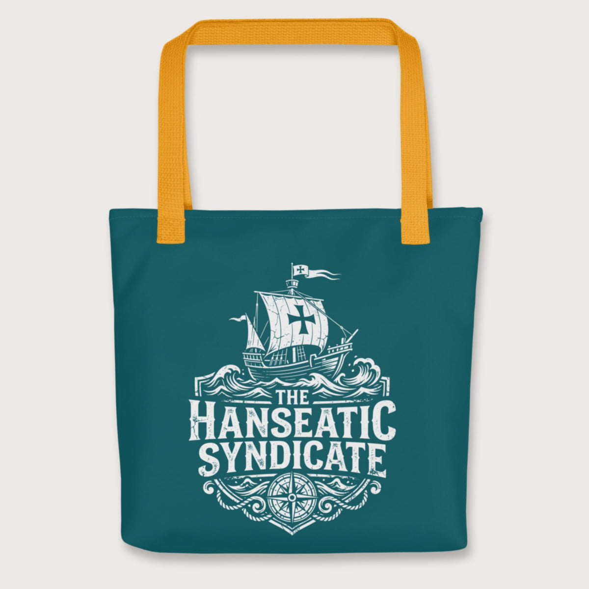 Yellow The Hanseatic Syndicate Bag - history buff gift by HistoHead
