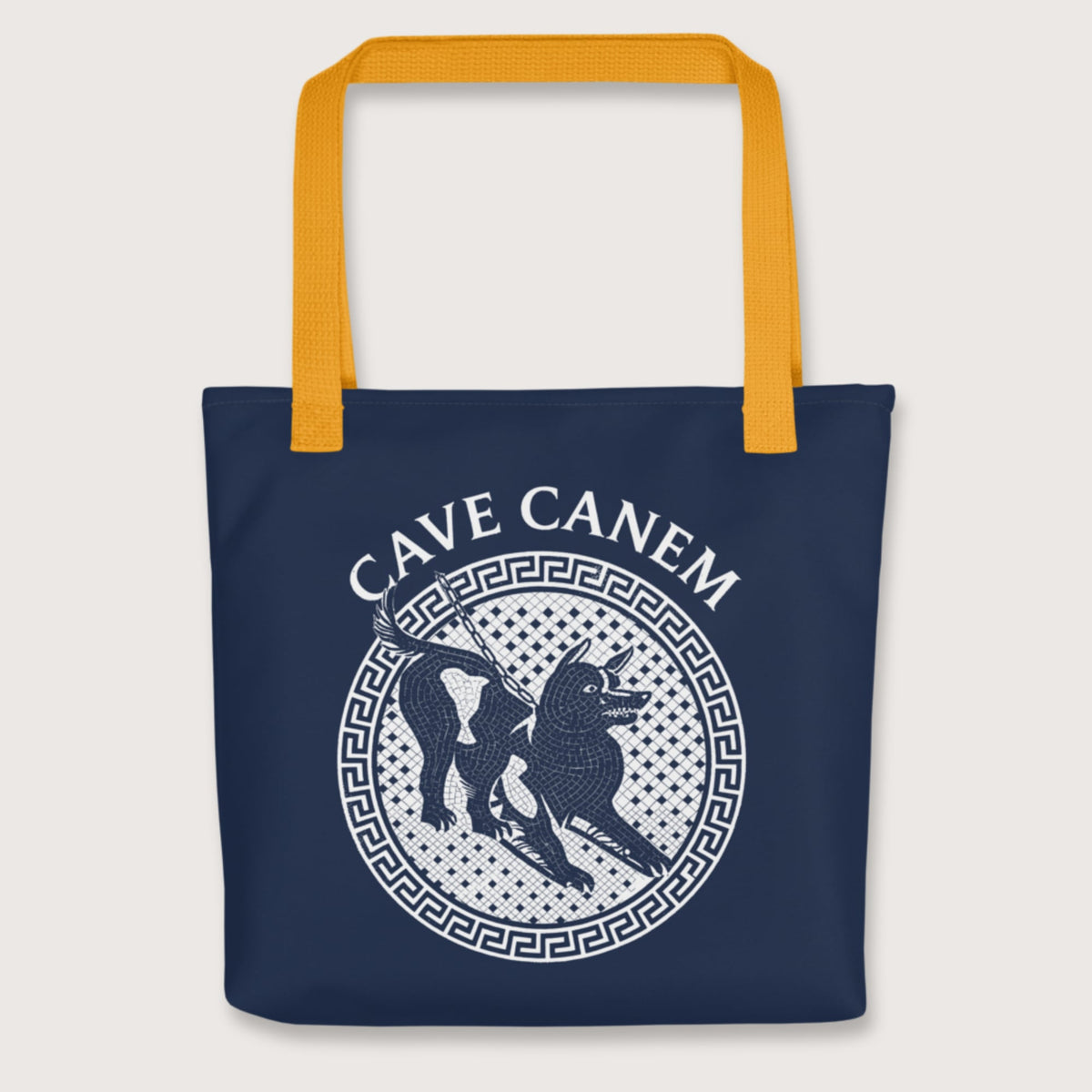 Yellow Cave Canem Bag - history buff gift by HistoHead