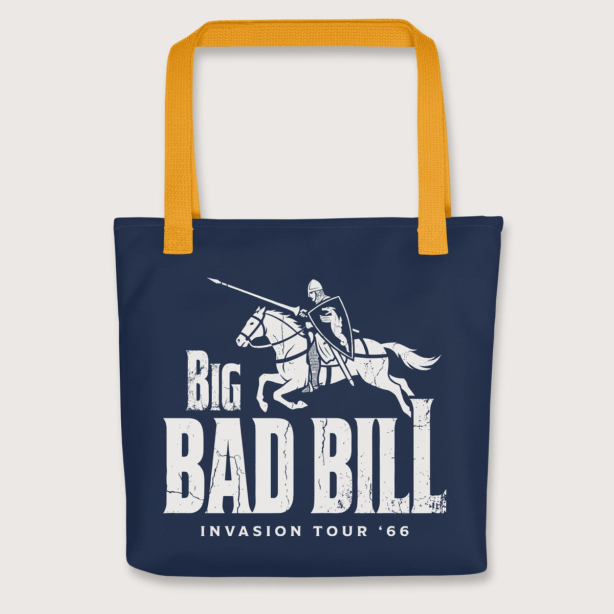 Yellow Big Bad Bill Invasion Tour Bag - history buff gift by HistoHead