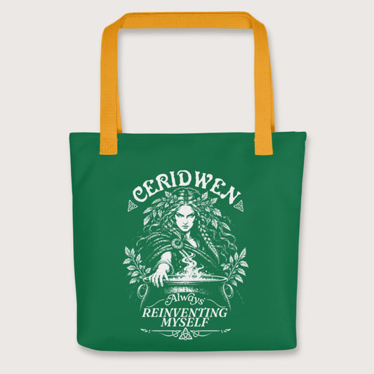 Yellow Ceridwen Always Reinventing Myself Bag - history buff gift by HistoHead