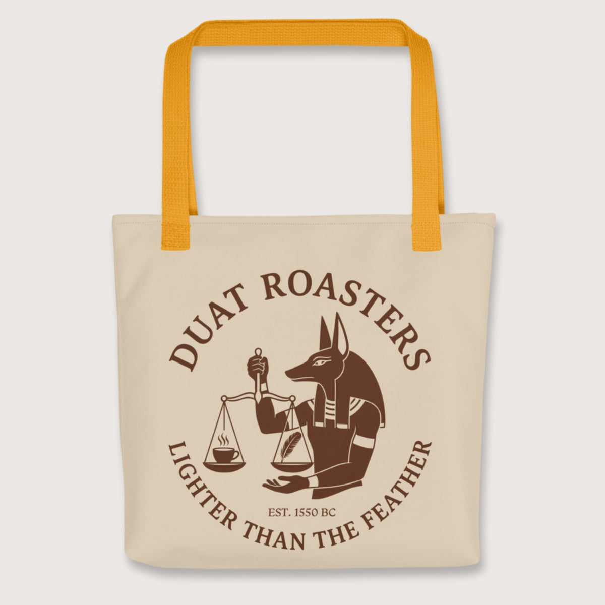 Yellow Duat Roasters Bag - history buff gift by HistoHead