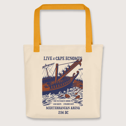 Yellow Battle of Cape Ecnomus Bag - history buff gift by HistoHead