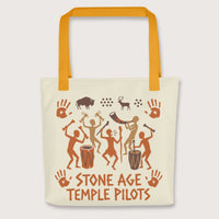 Yellow Stone Age Temple Pilots Bag - history buff gift by HistoHead