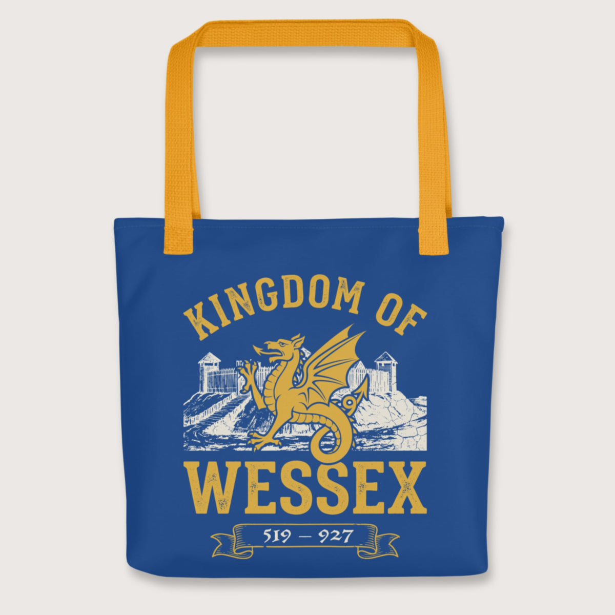 Yellow Kingdom of Wessex Bag - history buff gift by HistoHead