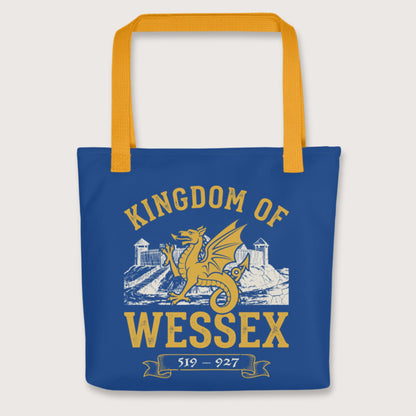 Yellow Kingdom of Wessex Bag - history buff gift by HistoHead
