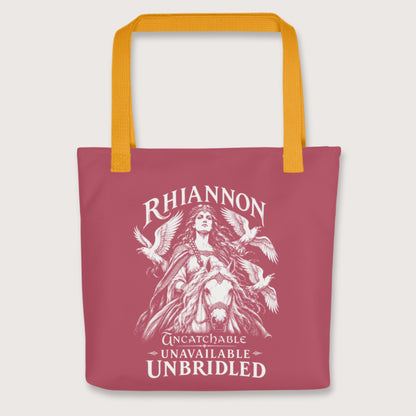Yellow Rhiannon Uncatchable Unavailable Unbridled Bag - history buff gift by HistoHead