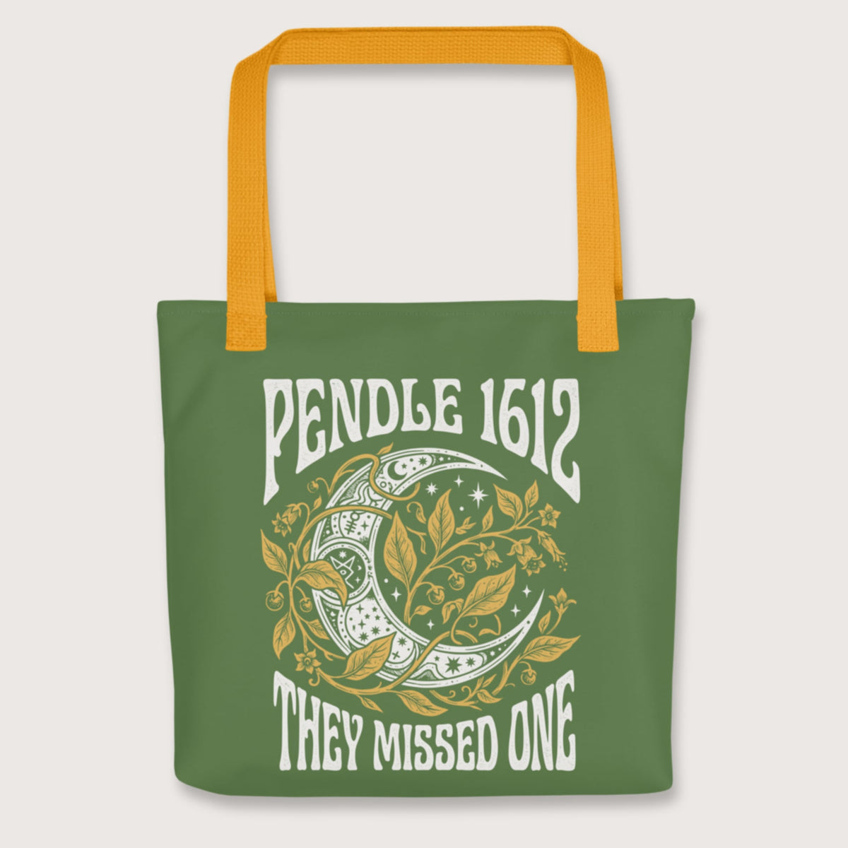 Yellow Pendle Witch Trials They Missed One Bag - history buff gift by HistoHead