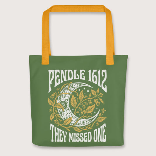 Yellow Pendle Witch Trials They Missed One Bag - history buff gift by HistoHead