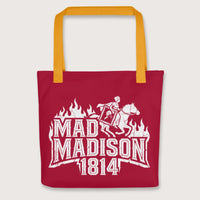 Yellow Mad Madison Bag - history buff gift by HistoHead