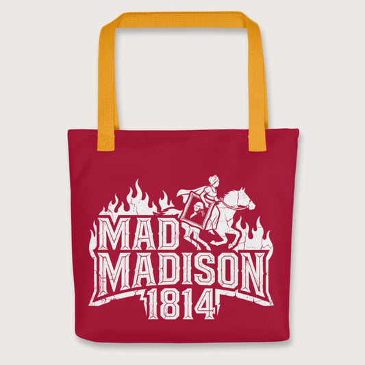 Yellow Mad Madison Bag - history buff gift by HistoHead