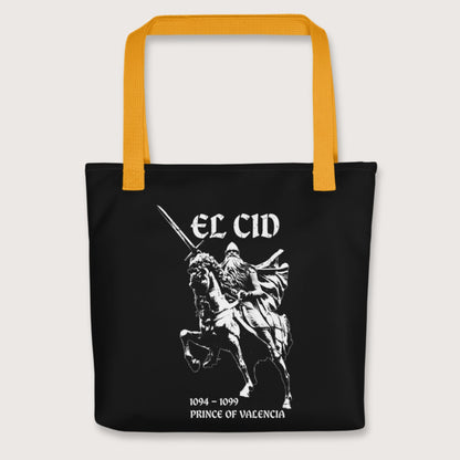Yellow El Cid Prince of Valencia Bag - history buff gift by HistoHead