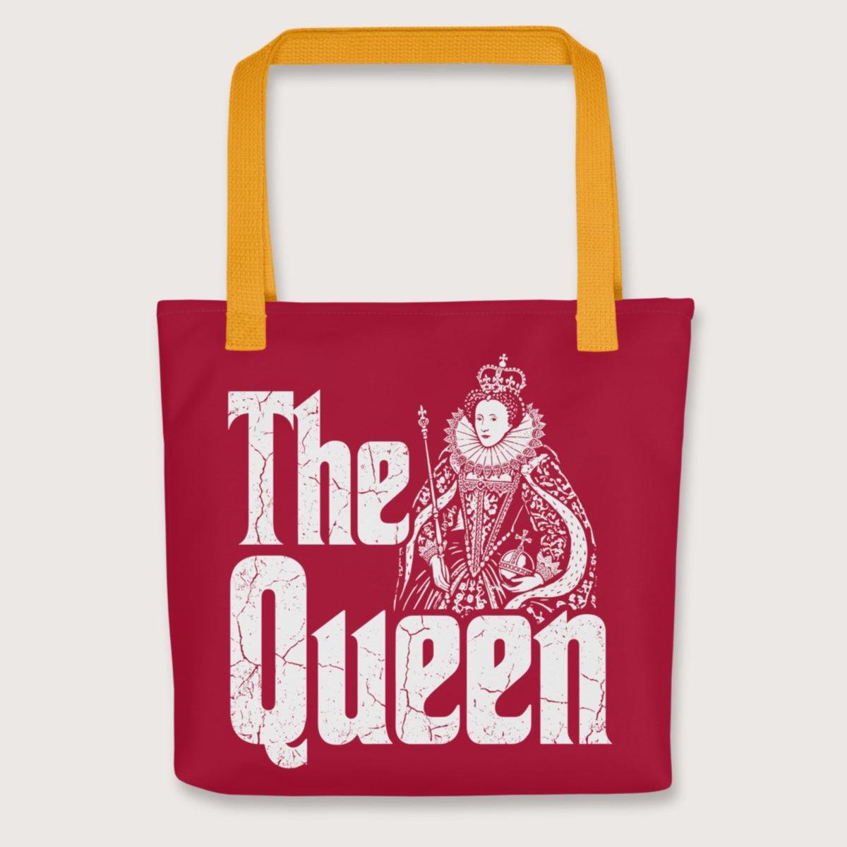 Yellow Queen Elizabeth I Bag - history buff gift by HistoHead