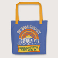 Yellow Stonehenge Block Party Bag - history buff gift by HistoHead