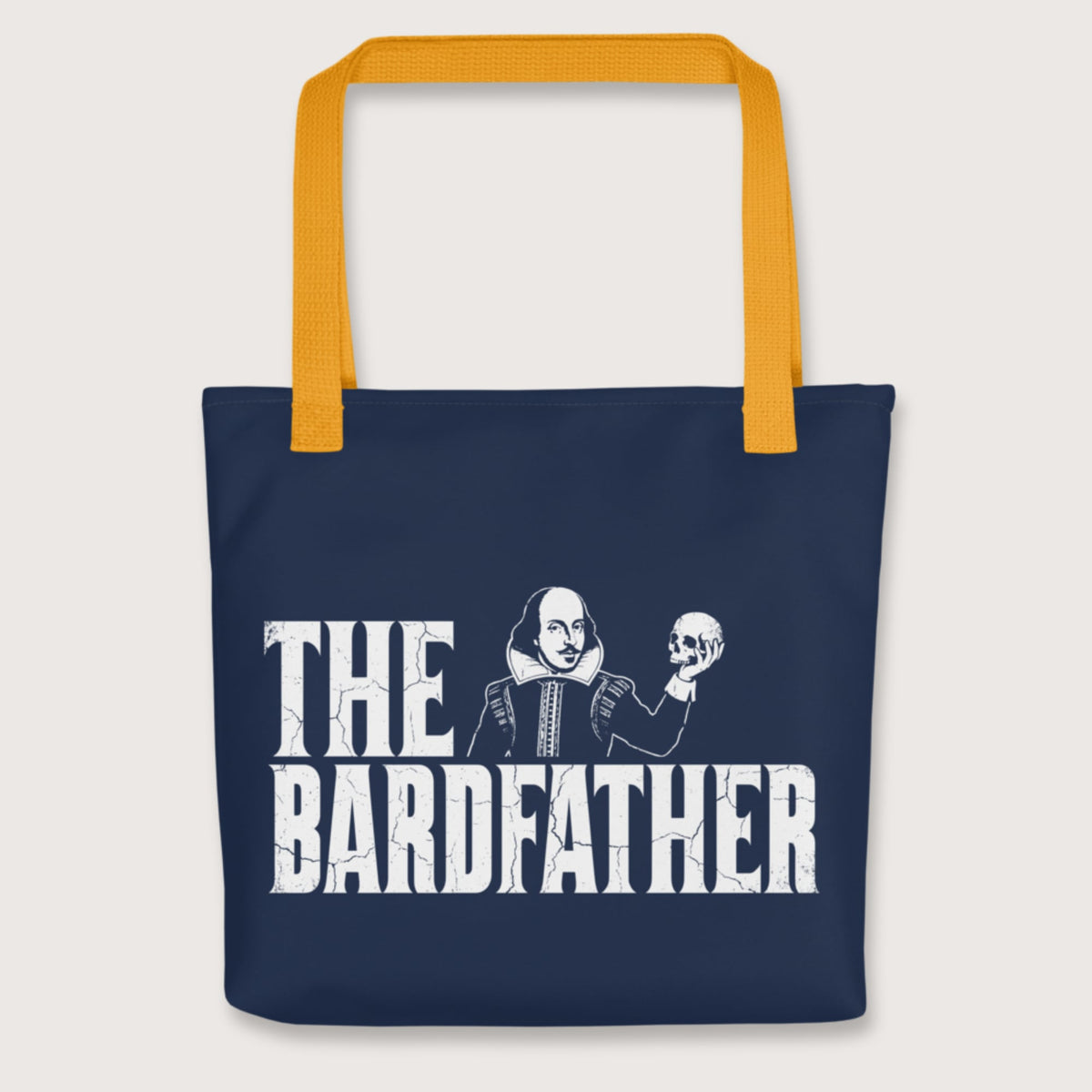Yellow Shakespeare The Bardfather Bag - history buff gift by HistoHead
