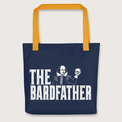 Yellow Shakespeare The Bardfather Bag - history buff gift by HistoHead