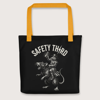 Yellow Plague Doctor Safety Third Bag - history buff gift by HistoHead