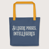 Yellow If You Could Read It You Would Understand in Latin Bag - history buff gift by HistoHead