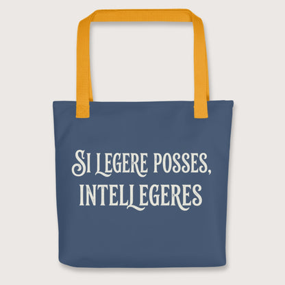 Yellow If You Could Read It You Would Understand in Latin Bag - history buff gift by HistoHead