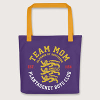 Yellow Team Mom Eleanor of Aquitaine Bag - history buff gift by HistoHead