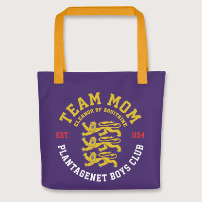 Yellow Team Mom Eleanor of Aquitaine Bag - history buff gift by HistoHead