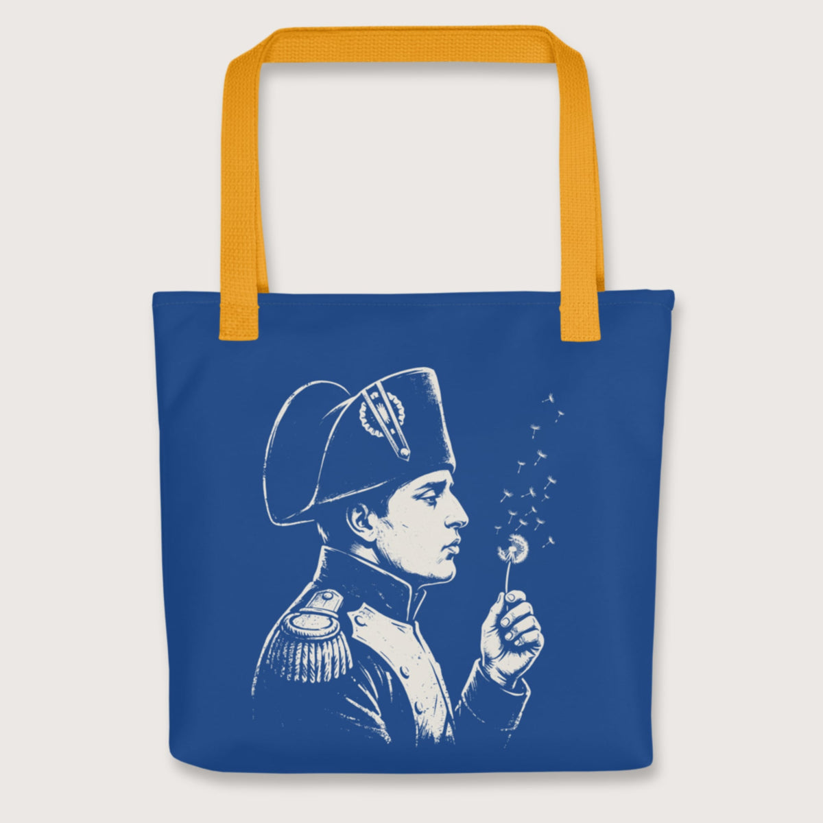 Yellow Napoleon Bonaparte Blowing Wishes Bag - history buff gift by HistoHead