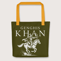 Yellow Genghis Khan Bag - history buff gift by HistoHead
