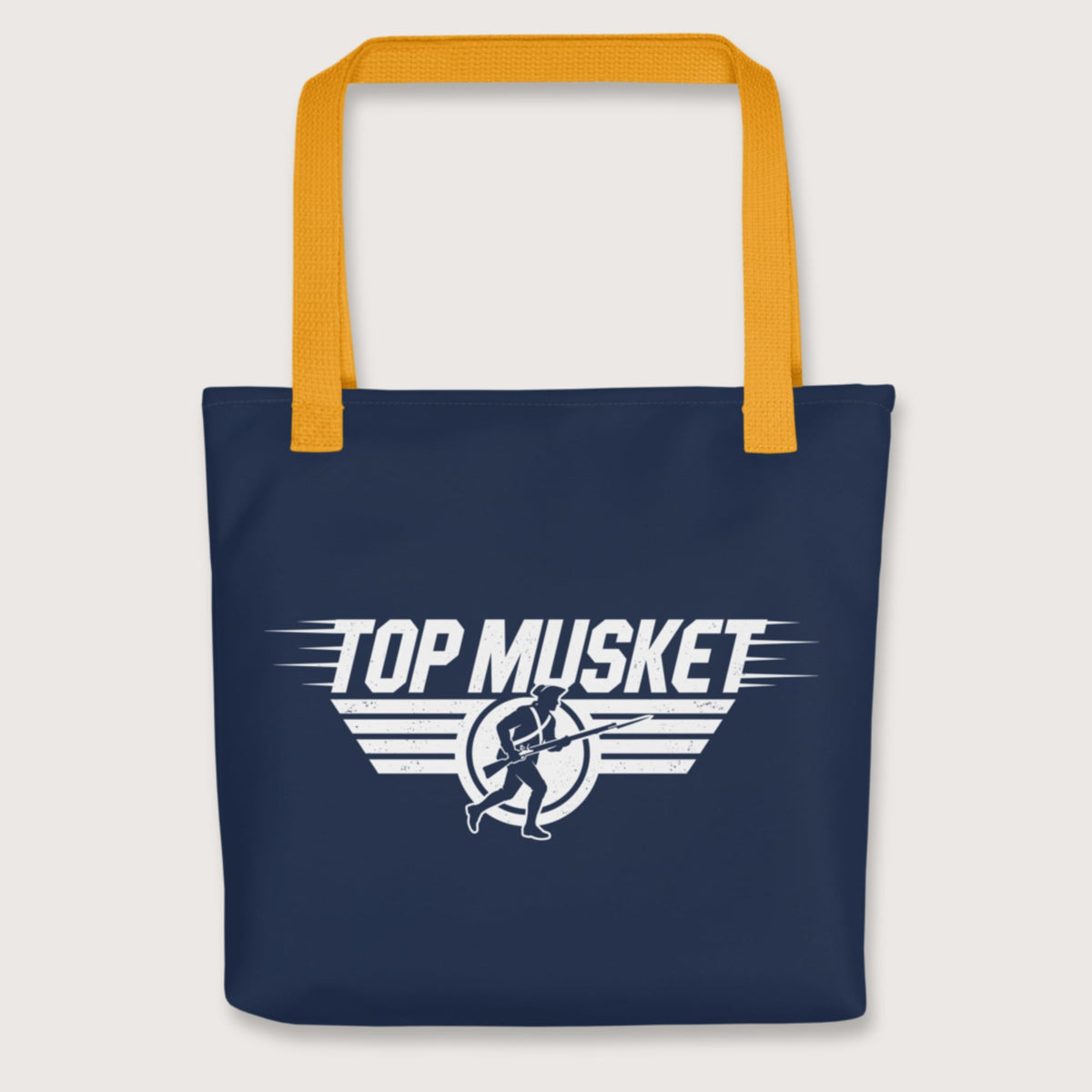 Yellow Top Musket Bag - history buff gift by HistoHead