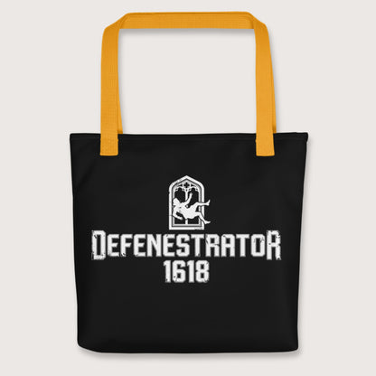 Yellow Defenestrator Bag - history buff gift by HistoHead