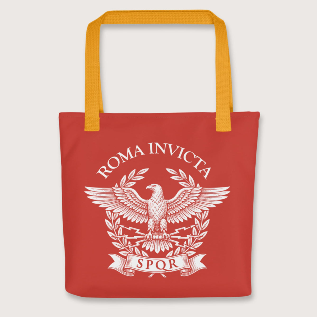 Yellow Roma Invicta Bag - history buff gift by HistoHead