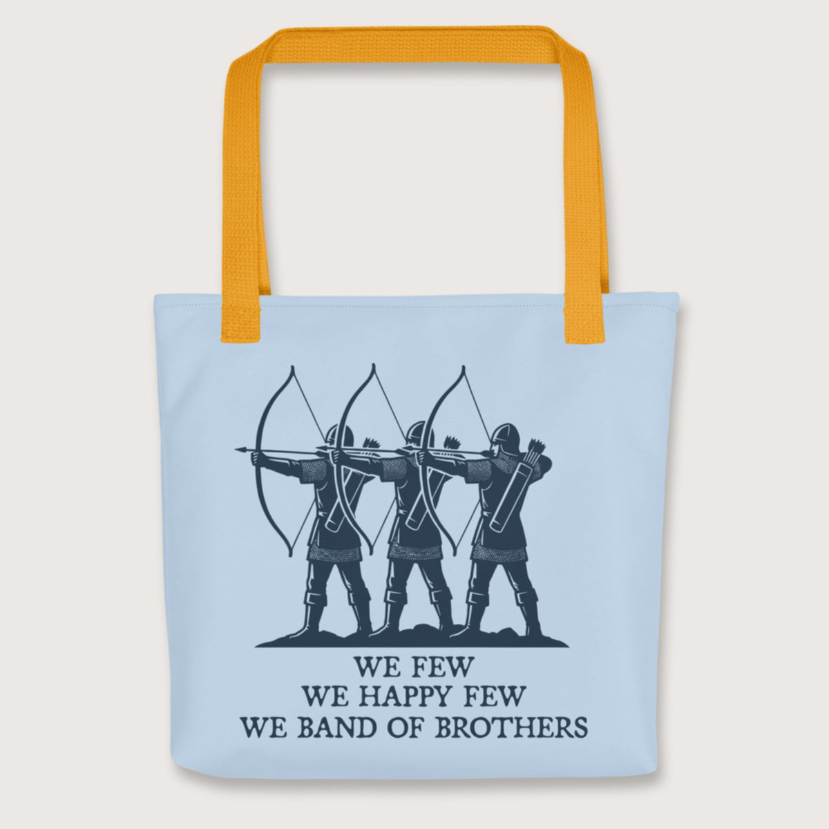 Yellow Band of Brothers Bag - history buff gift by HistoHead