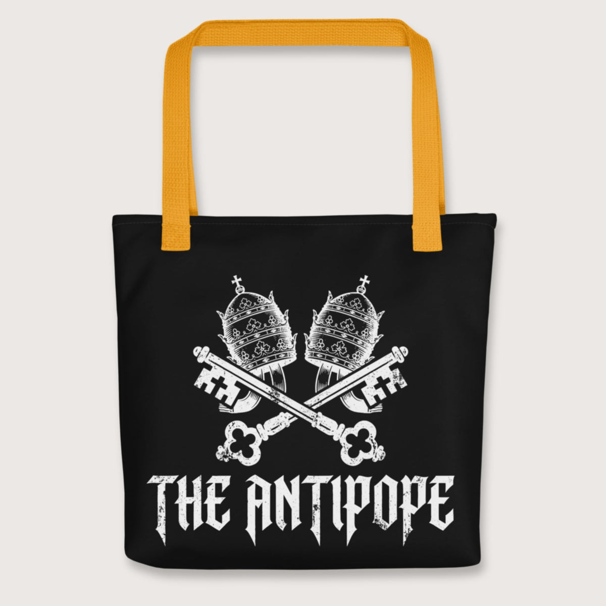 Yellow The Antipope Bag - history buff gift by HistoHead